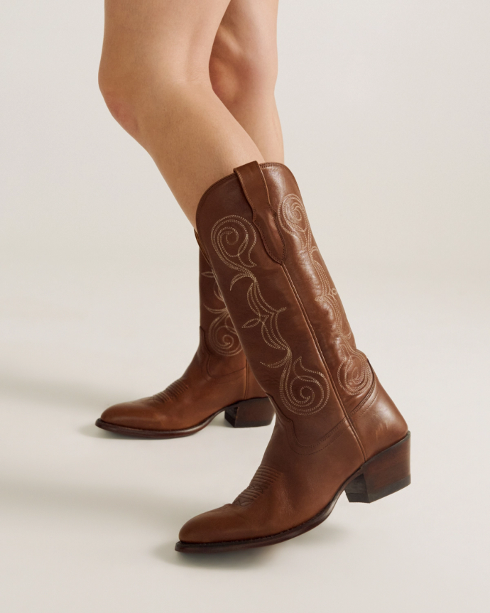 View of The Jane - Saddle Suede