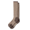 Pair view of Merino Wool Socks - Oak on plain background