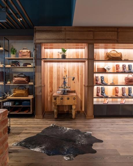 Image of the inside of the Main Street Tecovas Store