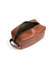 Top view of the Bartlett Travel Kit in Cognac