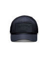Front view of Western Goods 5-Panel Low Pro Trucker - Black on plain background