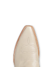 Toe view of The Lynn - Cream on plain background