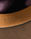 View of The Belle Wool Cowgirl Hat - Medium Brown
