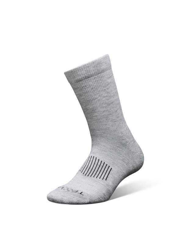 View of Crew Socks (3-Pack) - White / Green / Light Gray