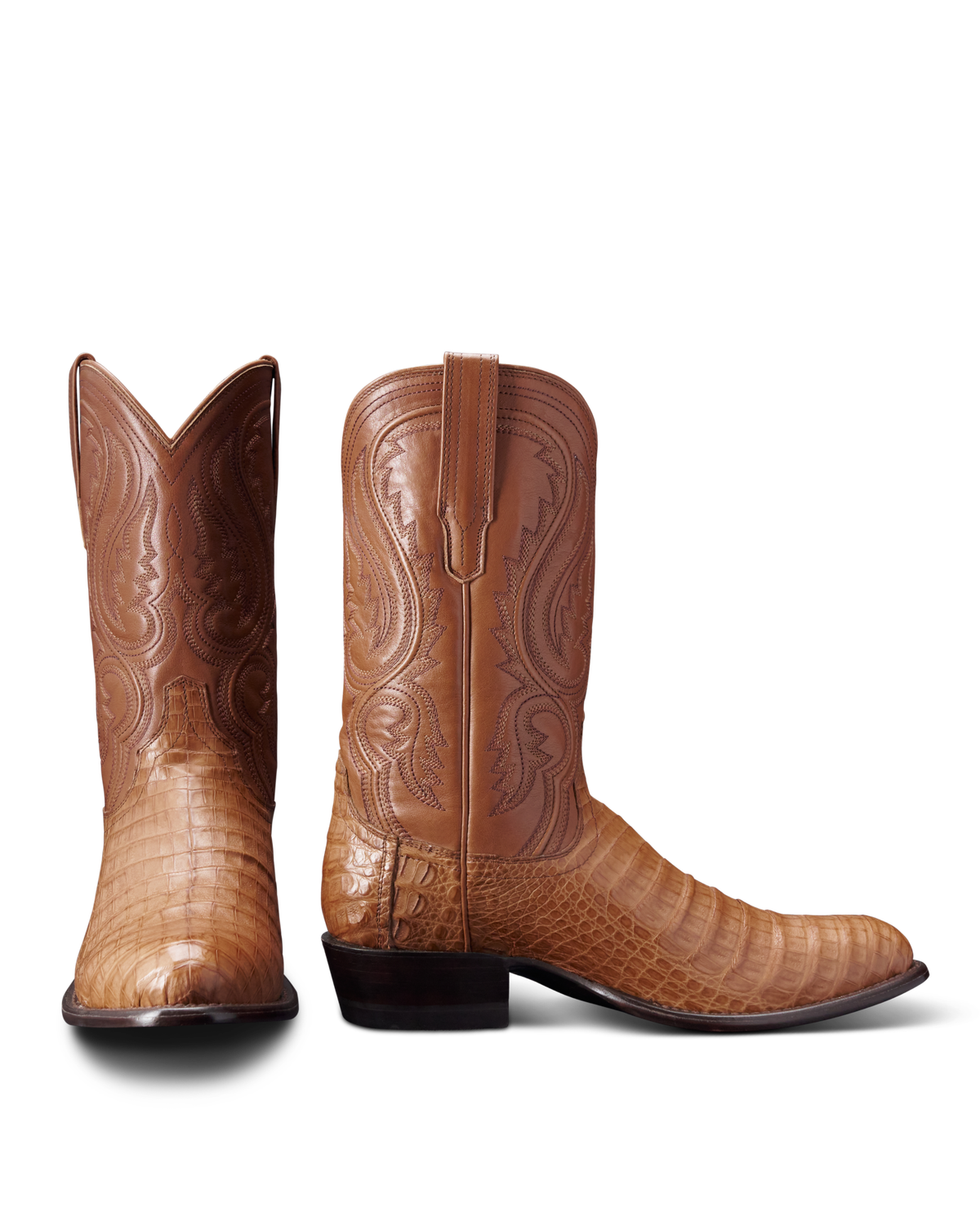The Dillon in Caramel Caiman - Men's Cowboy Boot | Tecovas