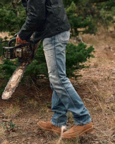 The Rugged Moc in Natural Roughout - Men's Lace Up Boot | Tecovas