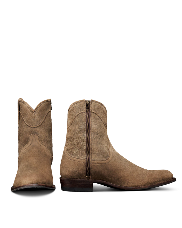 Pair view of The Dean - Gravel Suede on plain background