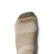 Toe view of Hiker Socks - Chai on plain background