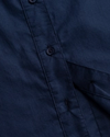Closeup detail view of Women's Solid Button Down - Indigo