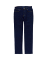 Front view of Women's Mid-Rise Stovepipe Jeans - Dark on plain background