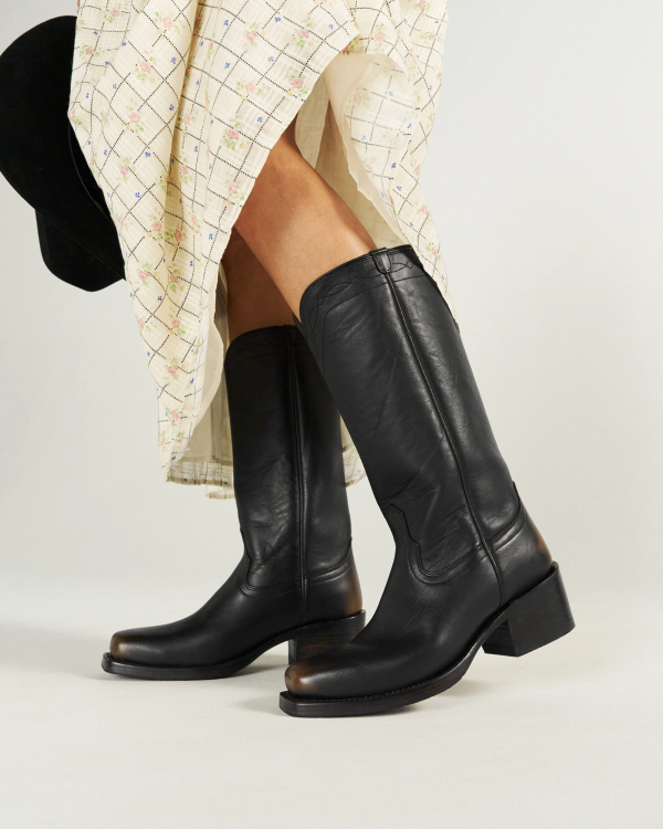 View of The Charlie - Midnight Cowhide