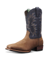 Quarterfront view of The Dusty - Light Mesquite Cowhide on plain background