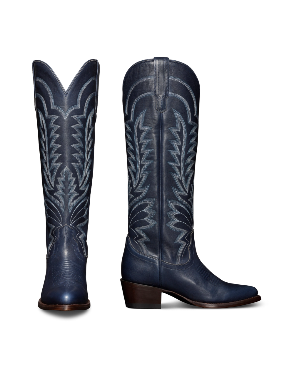 Women's Tall Cowgirl Boots | The Abby - Navy | Tecovas