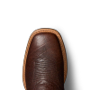 Toe view of The Cody - Chocolate on plain background