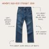 Flat lay of Women's High-Rise Straight Jean in Medium