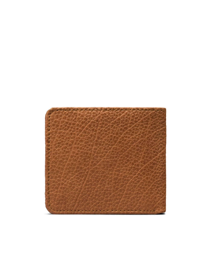 Back view of Bison Billfold - Tan on plain background
