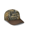 Quarterfront view of Tecovas x Mossy Oak Fall Foliage Hat - Mossy Oak Fall Foliage on plain background