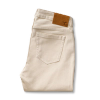 Back view of Women's High-Rise Straight Jean (II) - Natural on plain background