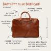 Diagram of The Barlett Slim Briefcase