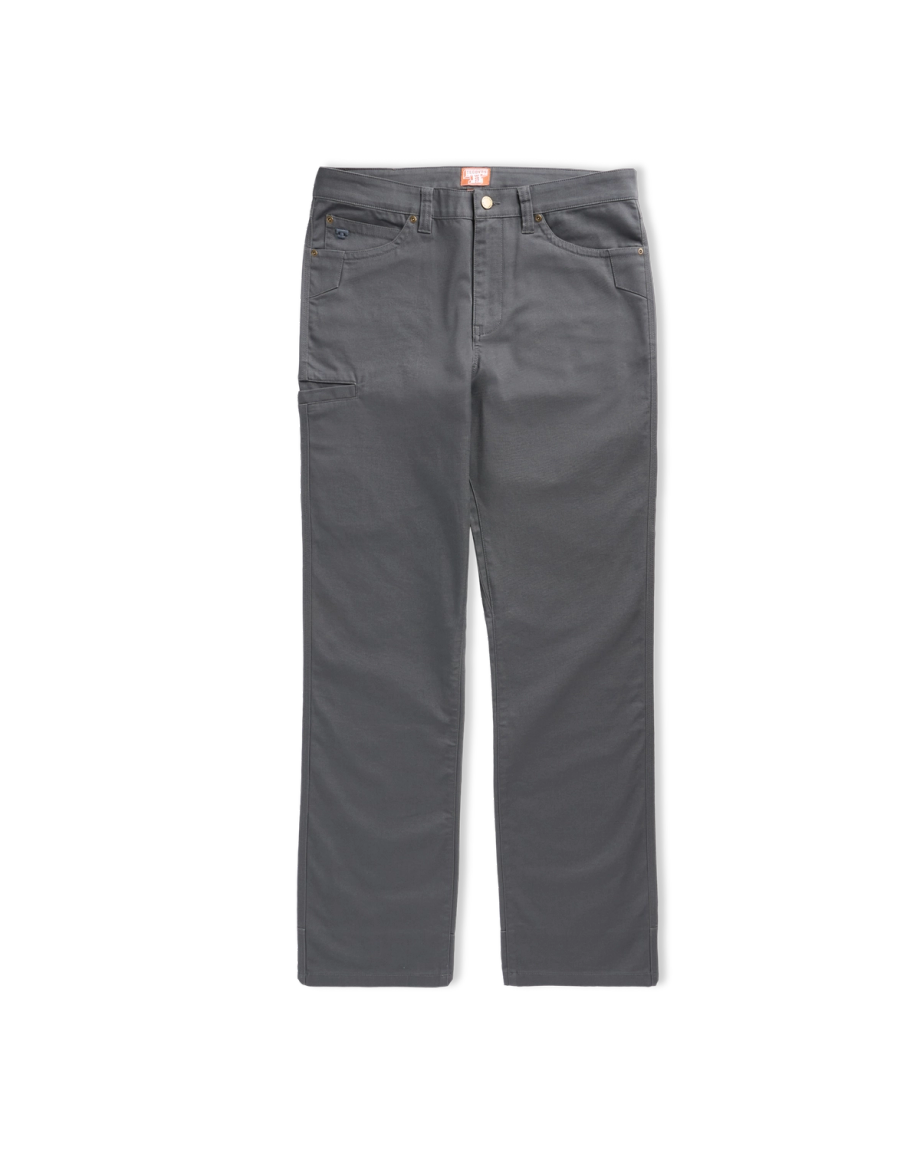 Front view of Men's Work Pant - Asphalt on plain background