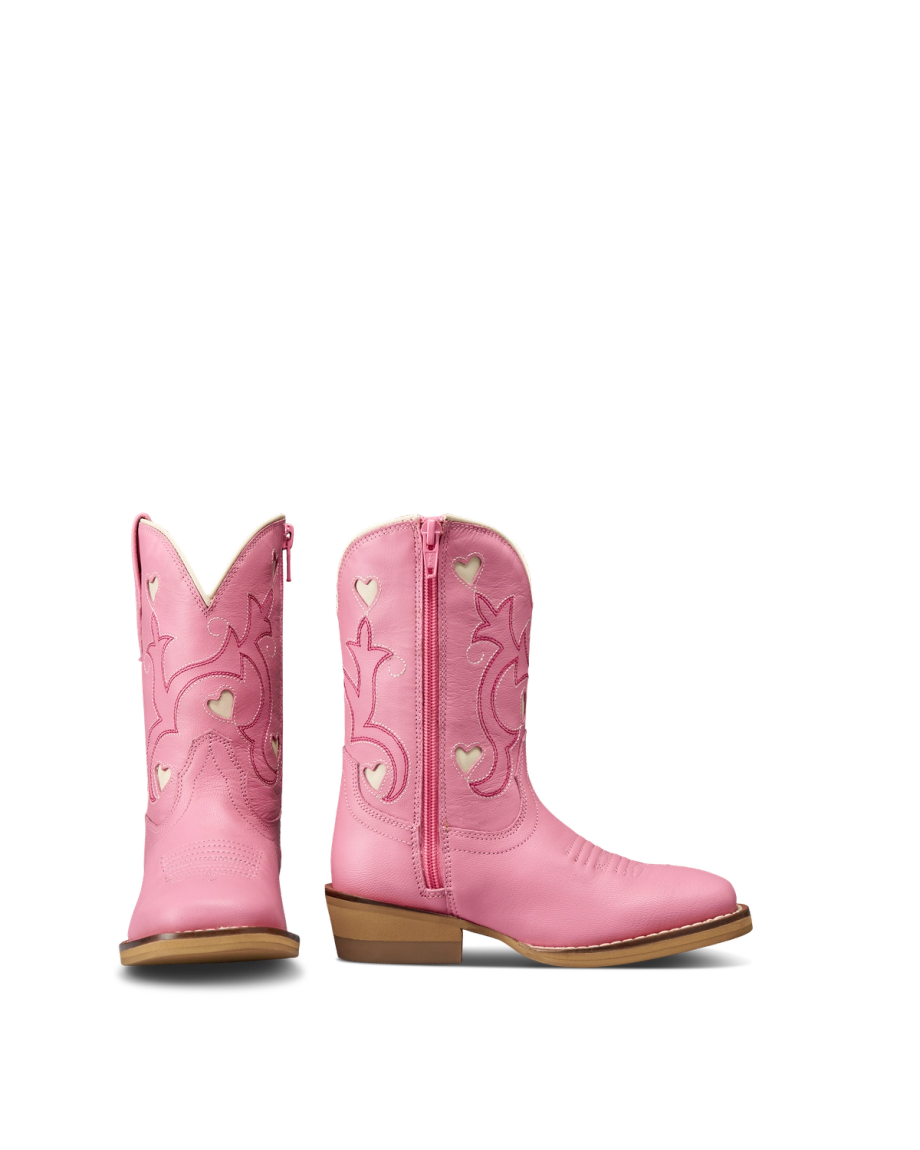 Pair view of The Annie Hearts Toddler - Wild Rose on plain background