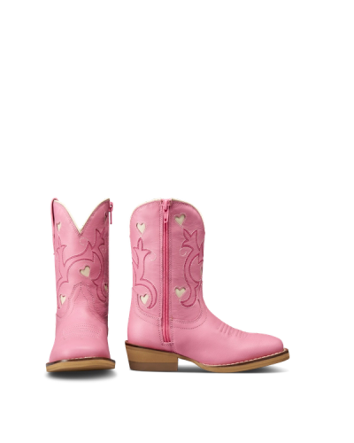 Pair view of The Annie Hearts Toddler - Wild Rose on plain background