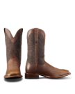 Pair view of The Doc - Dark Chestnut / Coffee Cowhide on plain background