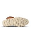 Sole of a brown shoe with a white tread pattern, featuring the brand name "TECOVAS" embossed at the center.