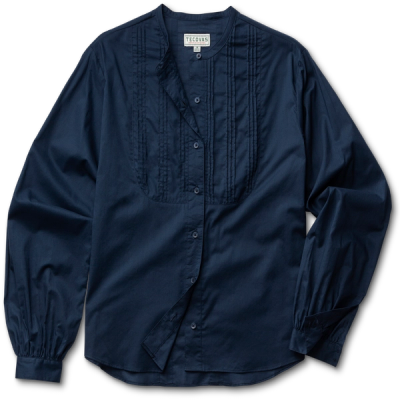 Women's Solid Button Down - Indigo | Tecovas