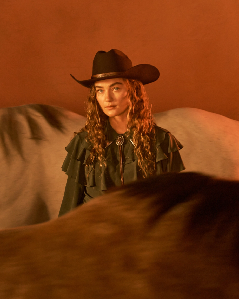 View of Cattleman Birthday X Hat - Dark Brown