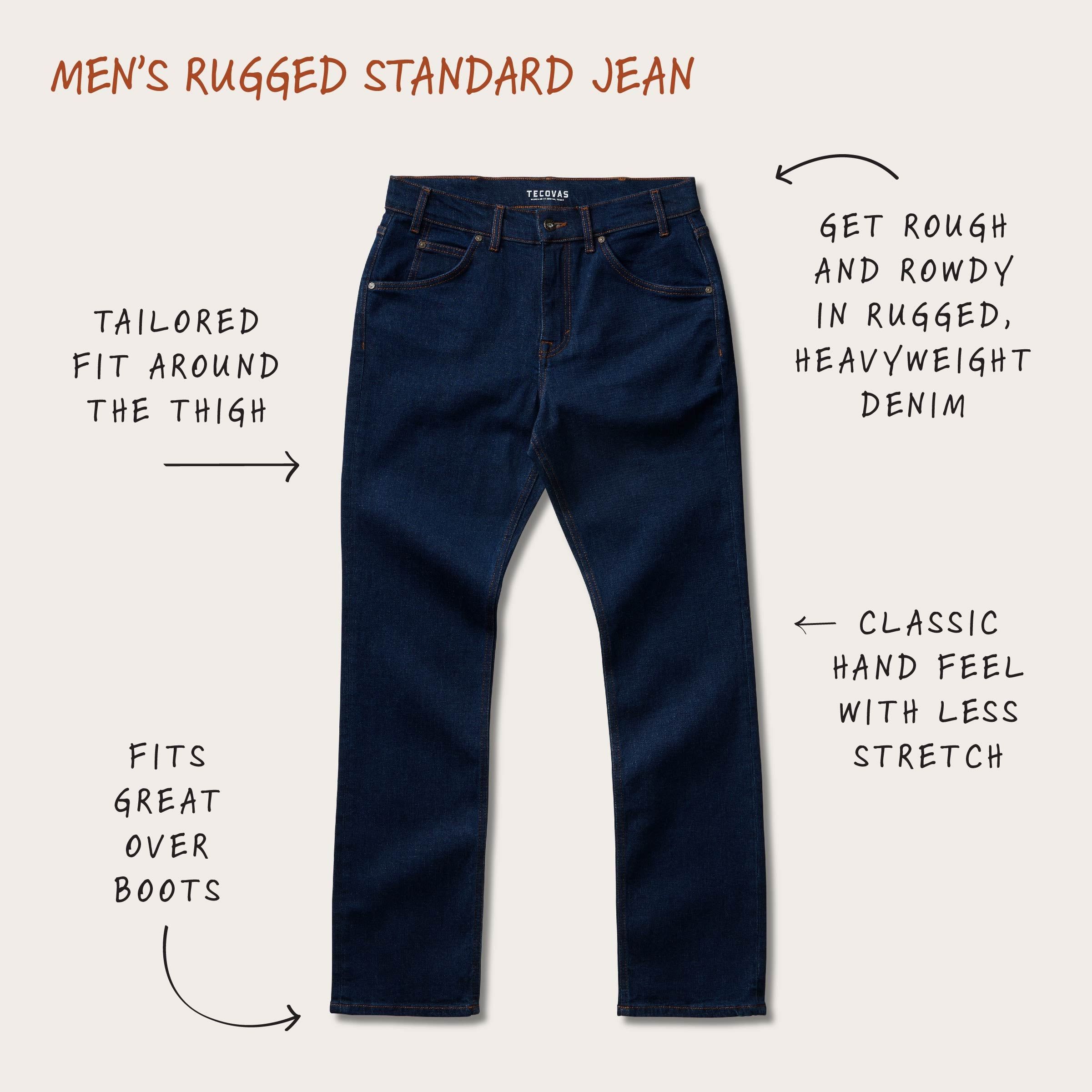NWT Wrangler Rustler Men 29x30 Relaxed Fit Straight Leg Heavyweight Denim  Jeans | eBay