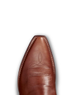 Toe view of The Lynn - Saddle on plain background