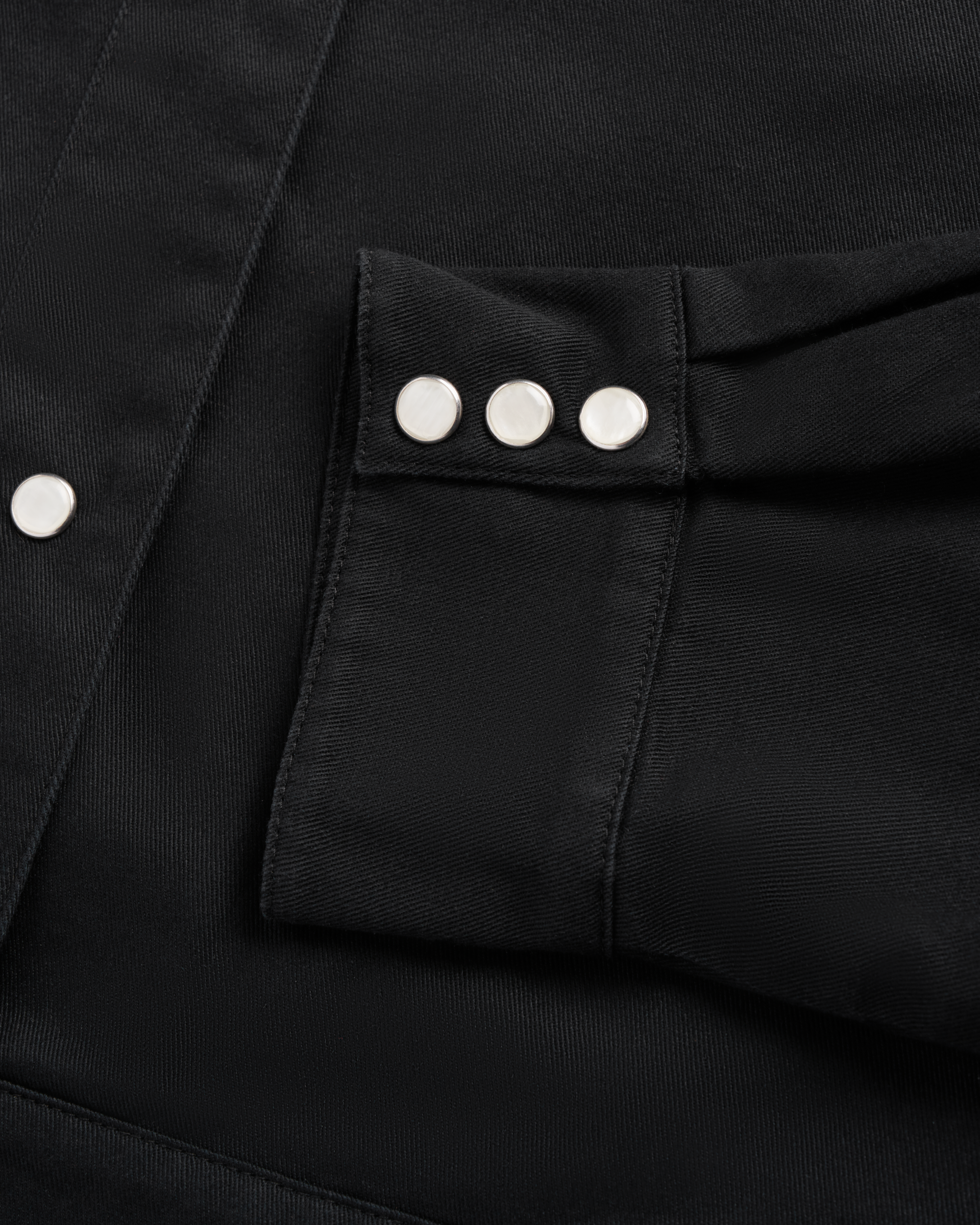 Closeup view of Women's Dolly Jacket - Black