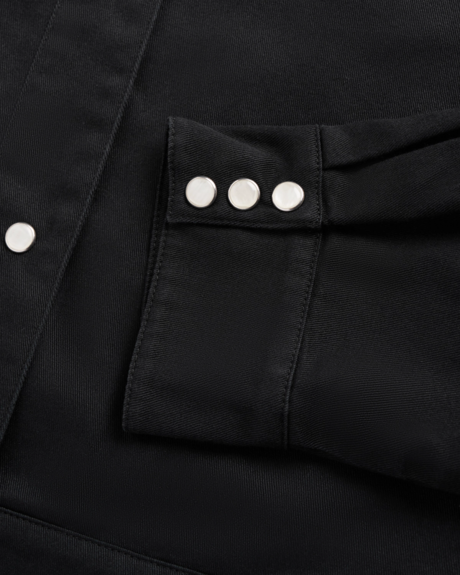 Closeup view of Women's Dolly Jacket - Black