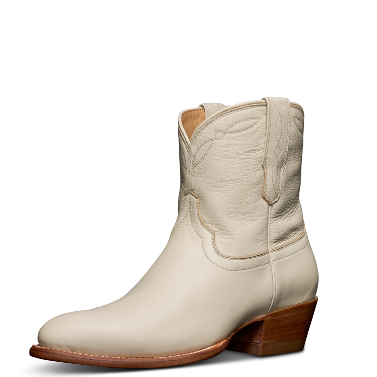 Women's Ankle Boots | The Paige - Antique White | Tecovas