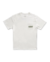 Closeup detail view of Men's Original Western Pocket Tee - Bone / Green