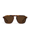 Front view of Tecovas x KREWE Zander - Havana on plain background