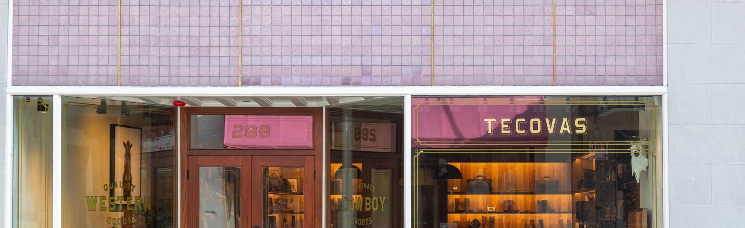 Image of Tecovas King Street storefront.