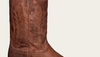 The Doc cowboy boot in scotch colored goat leather
