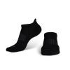 Pair view of Ankle Socks - Black on plain background