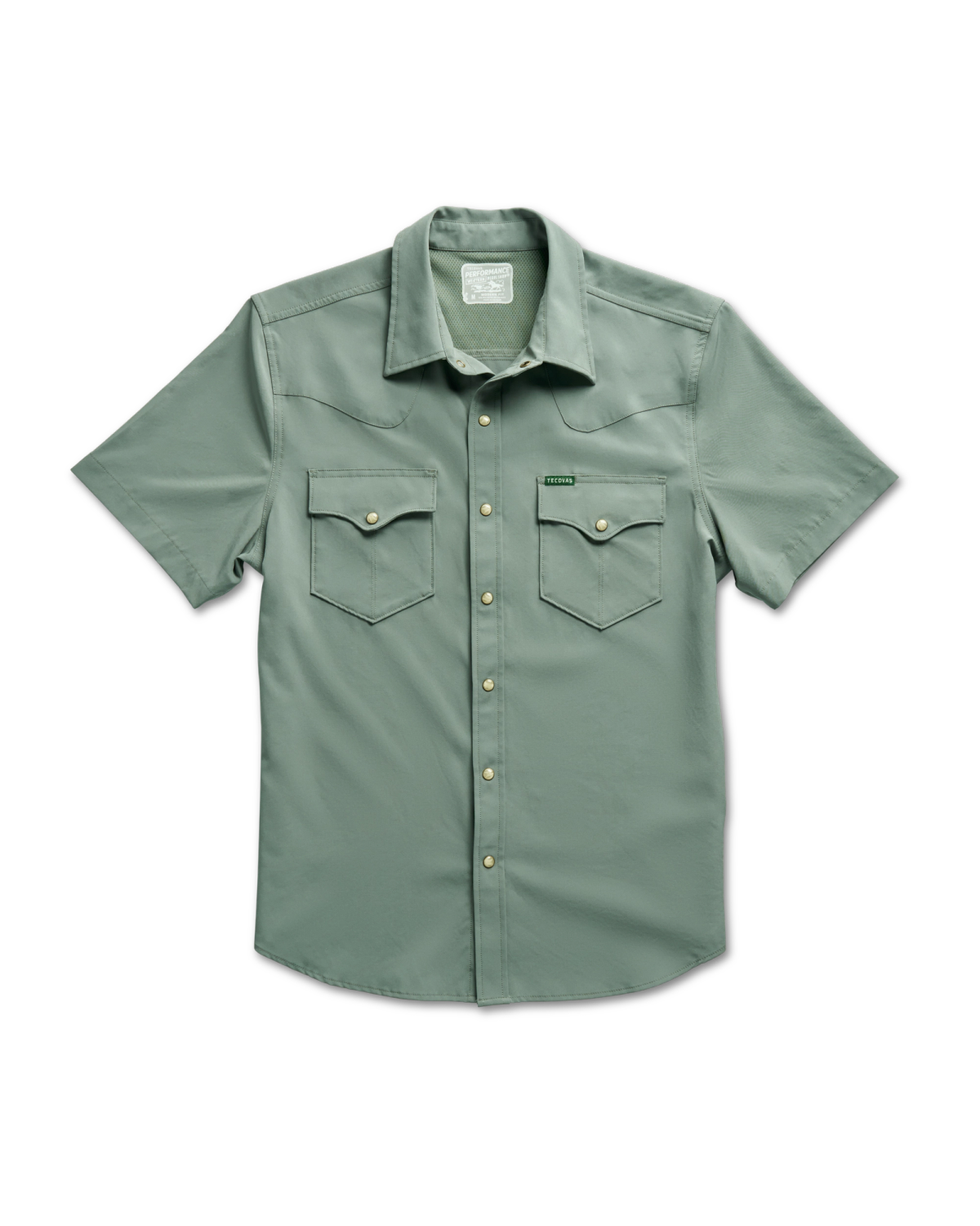 Men's Performance Short Sleeve Western Pearl Snap Tecovas