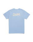 Back view of Men's Roadrunner T-Shirt - Chambray/Bone on plain background