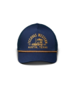 Front view of Tecovas Truck 5 Panel High Pro Trucker - Navy on plain background