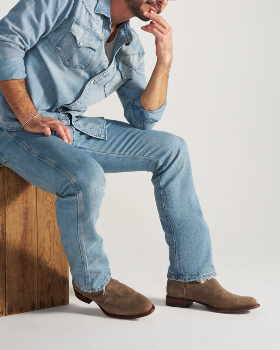 View of The Earl - Gravel Suede