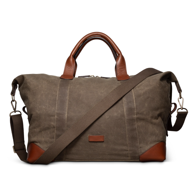 Tecovas leather duffle bag discount