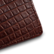Front view of Bifold Card Case - Walnut on plain background