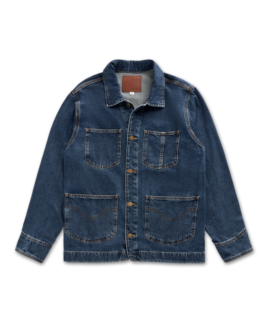 Men's Denim Chore Jacket | Tecovas