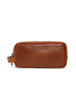 Front view of the Bartlett Travel Kit in Cognac