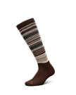 View of Over-The-Calf Socks (3-Pack) - Brown Multi