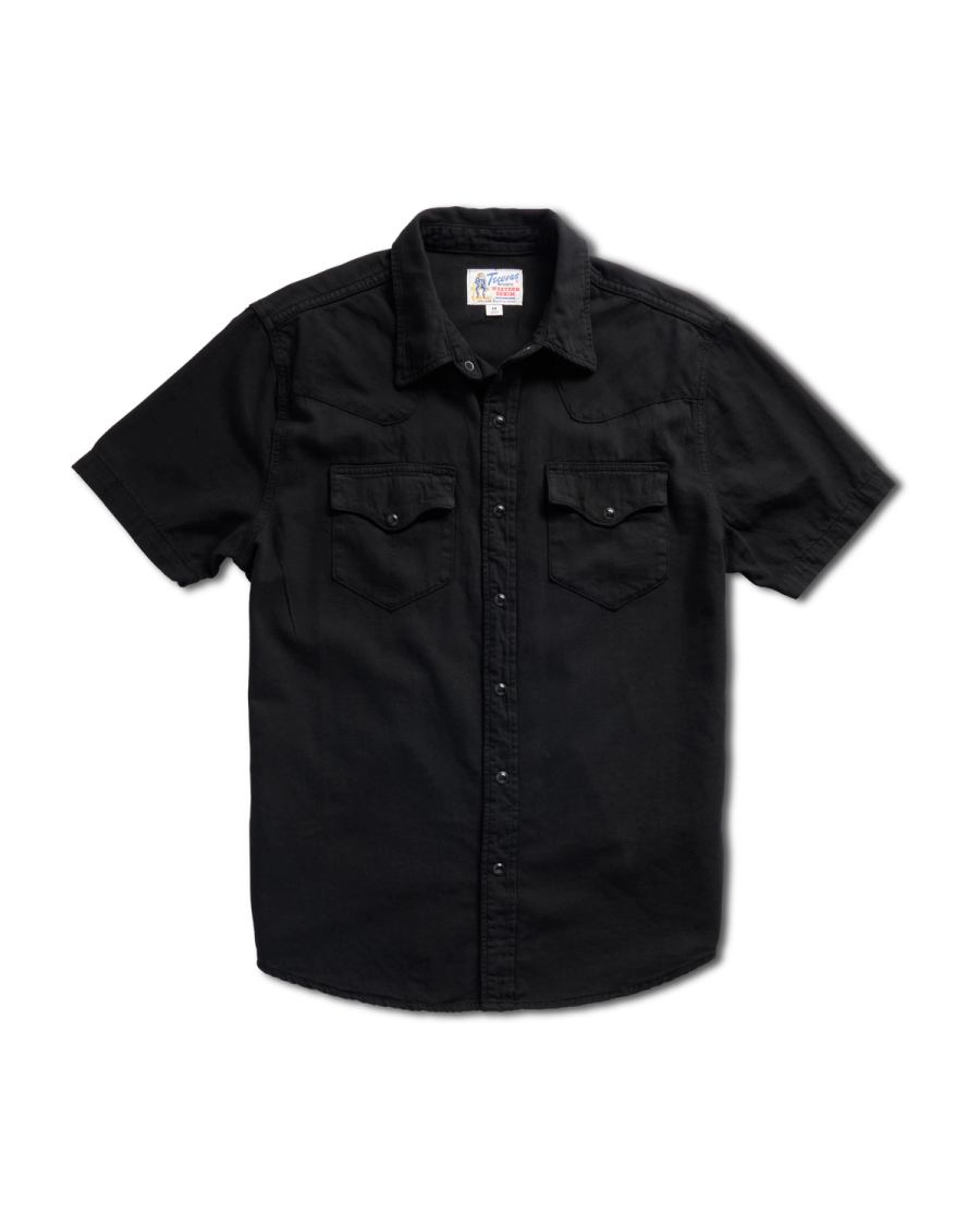 Men's Denim Short Sleeve Pearl Snap | Tecovas Men's Denim Short Sleeve Pearl Snap | Tecovas